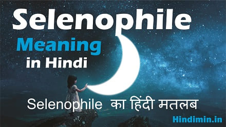 Selenophile Meaning in Hindi | जाने सेलेनोफाइल का अर्थ