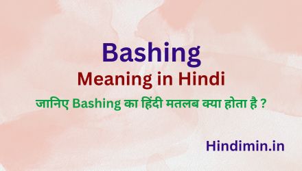 Bashing Meaning in Hindi