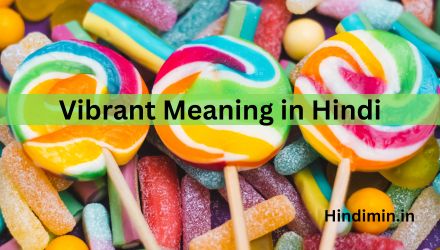 Vibrant Meaning in Hindi | जानिए vibrant का हिंदी मतलब, अनुवाद, अर्थ